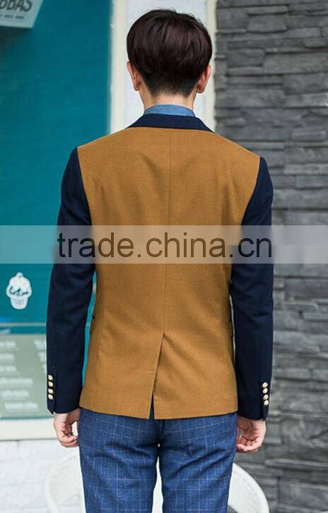 GZY wholesale stock men suit neck design
