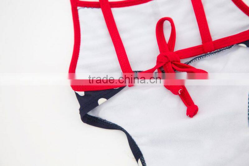 2017 OEM Service One Piece Design Girl Swimwear Kids Beachwear