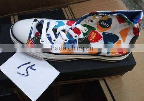China excess inventory canvas bulk wholesale shoes for women