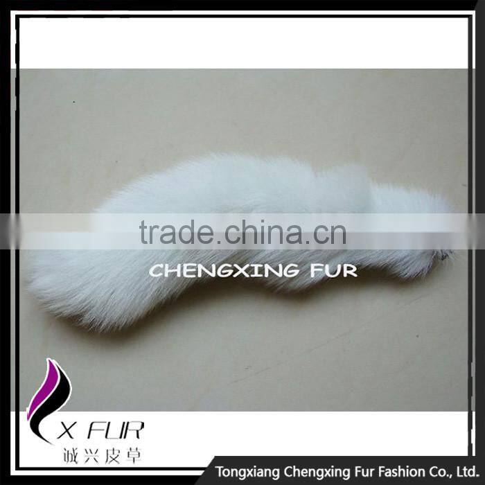 CX-R-18 Wholesale Cheap Custom Cute Fox Fur Tails Fancy Keyring