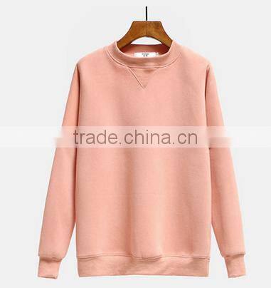wholesale cheaper customized designs TC65/35 fleece plain cheaper crewneck hoodies&sweatshirt