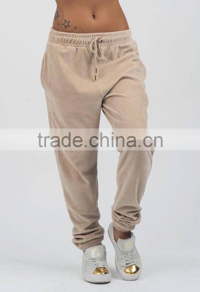 custom women tracksuit hoodies and pants high quality velvet tracksuit