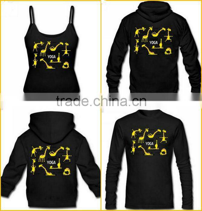 2013 fashion custom giraffe printing short sleeve Cotton T-shirt