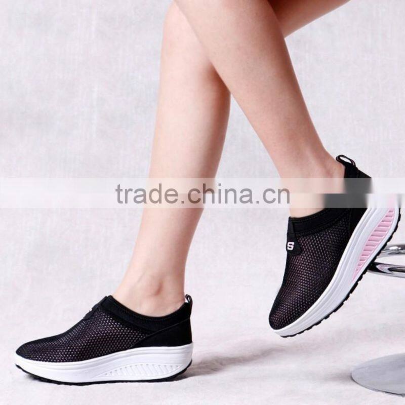 High Level Breathable Net Cloth Women Shoes