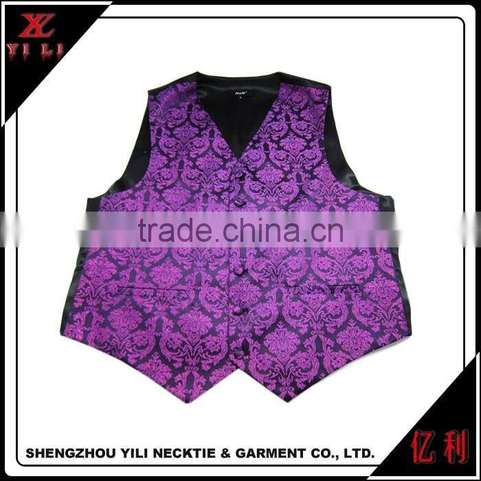 High quality Paisley design latest fashion waistcoat