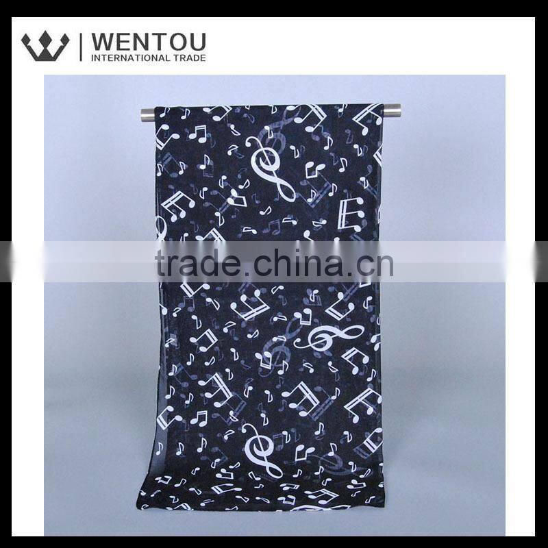 Wholesale Fashionable Music Notes Printed Scarf