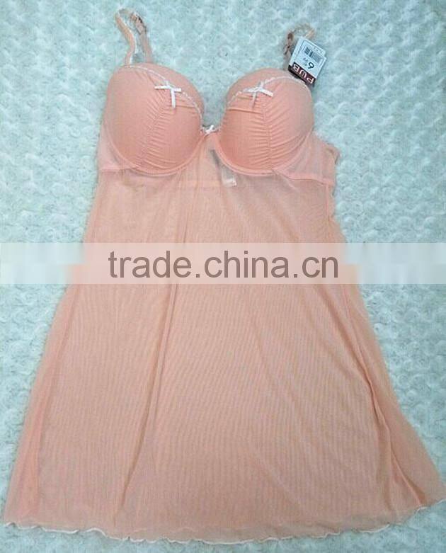 Factory hot sale sexy underwear transparent nightwear sexy night dress