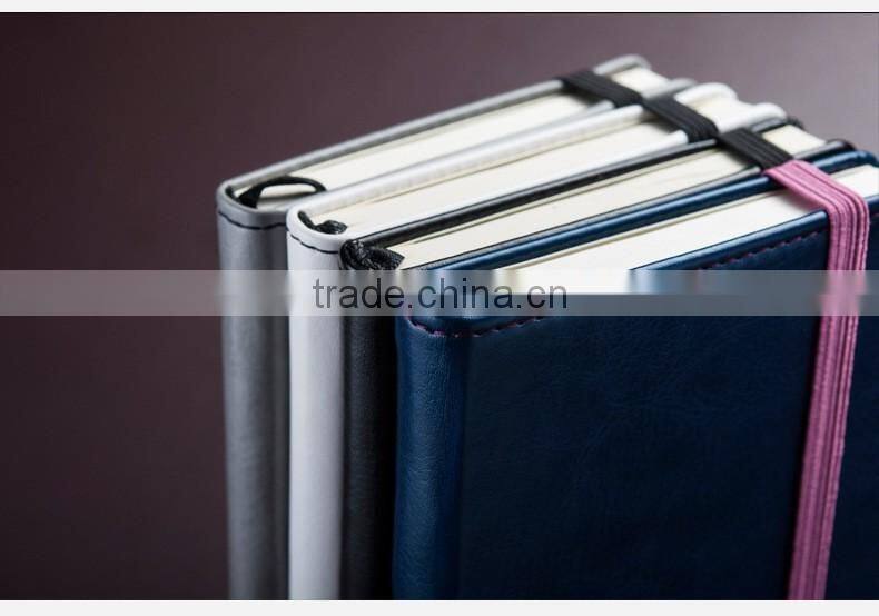 A6 hardcover section sawing binding notebook with stitching customizable leather journey notebook