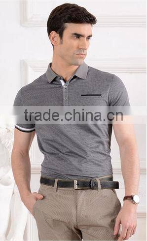 Custom Blank Elegant Mens Polo T Shirt 100% Cotton Manufacturers