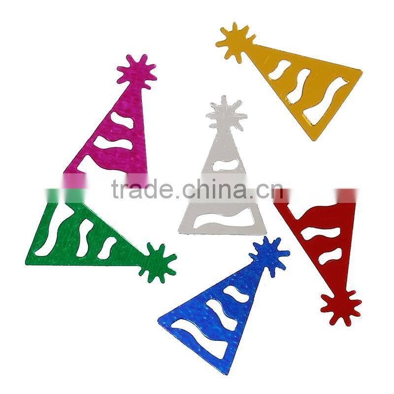 PVC Confetti Party Decoration Hat At Random