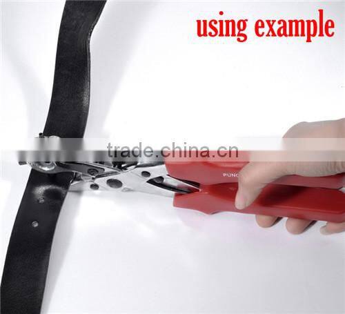 Jewelry Tools Hand Pliers Tool Red Adjustable Leather Belt Hole Punches