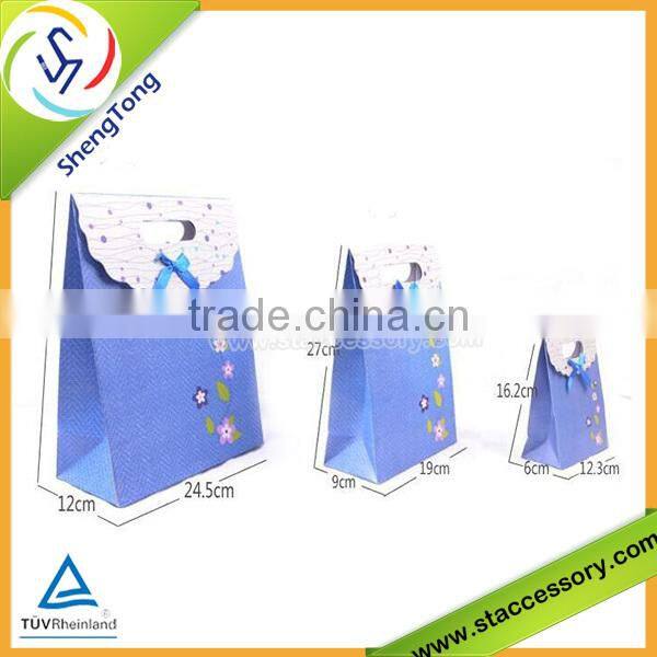 Fancy and high quality cute paper bag /customized paper gift bag hot selling