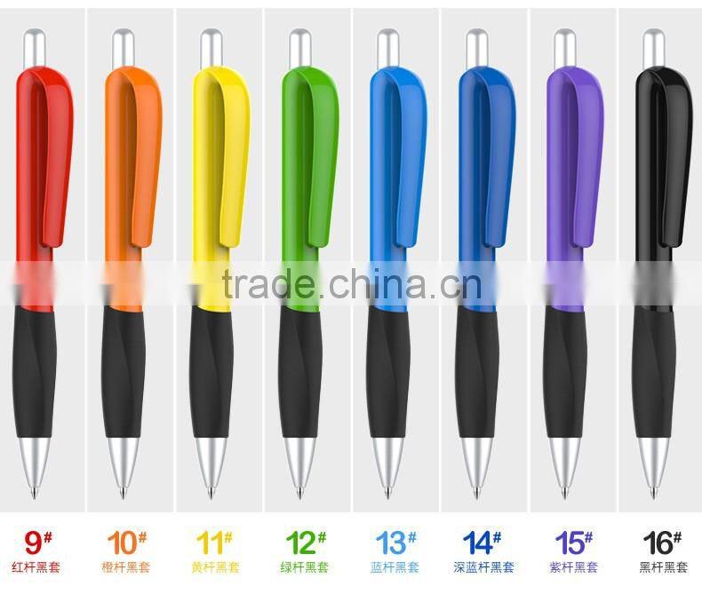 hot sale promotional gifts custom logo creative plastic press ball pen