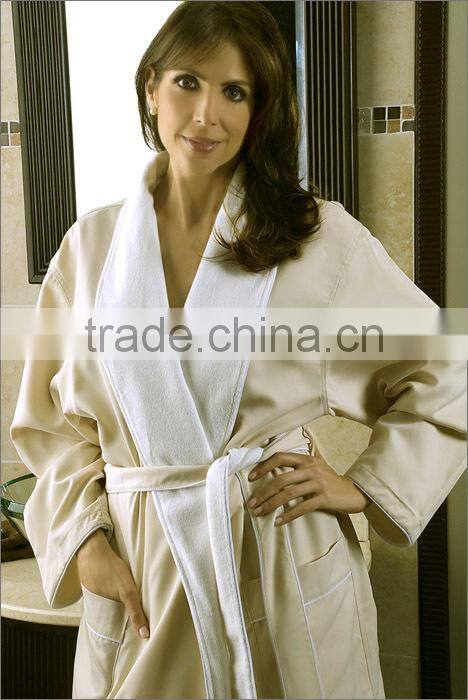 Alibaba sellers selling high-end hotel bathrobe all cotton is comfortable