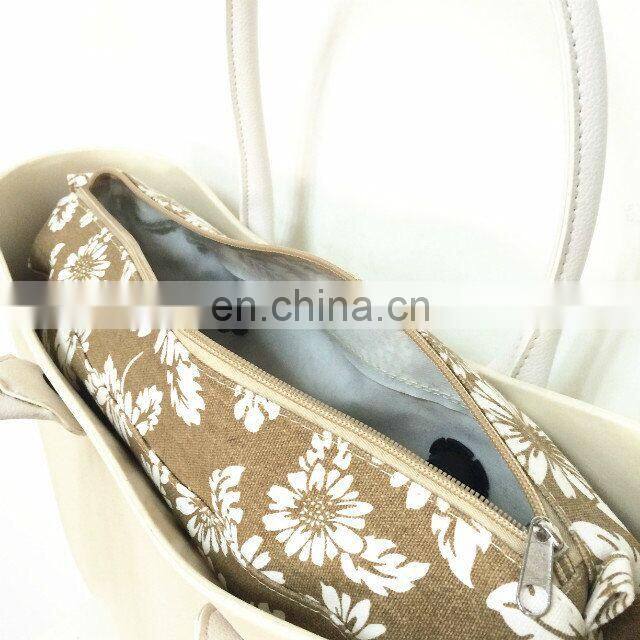2017 Wholesale custom lady eva bag silicone t o te bag