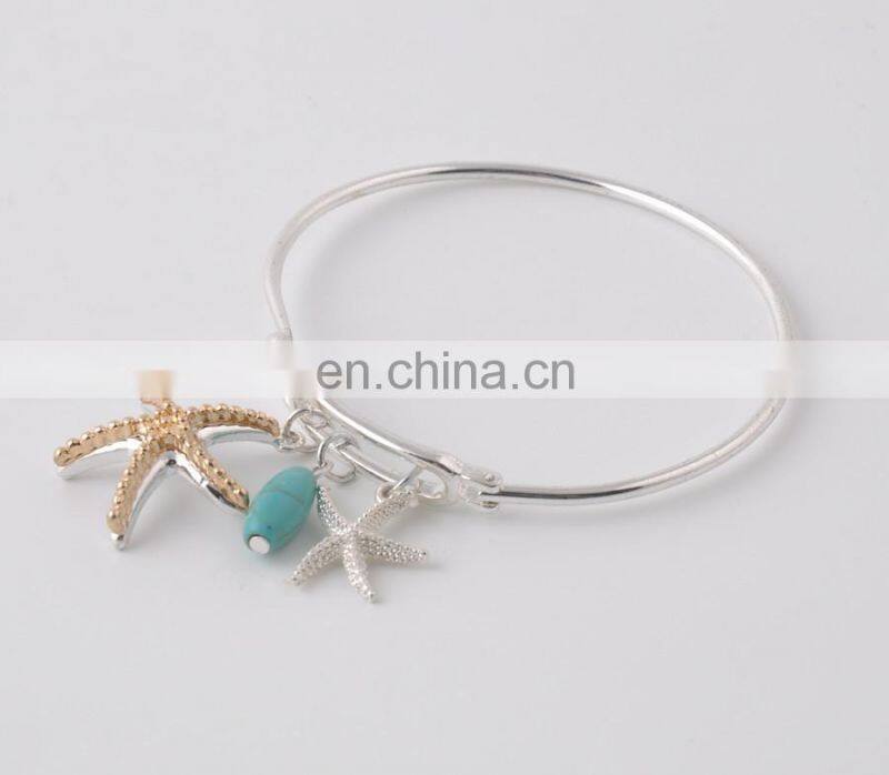 Handmade Ocean Collection style marine organism bangles