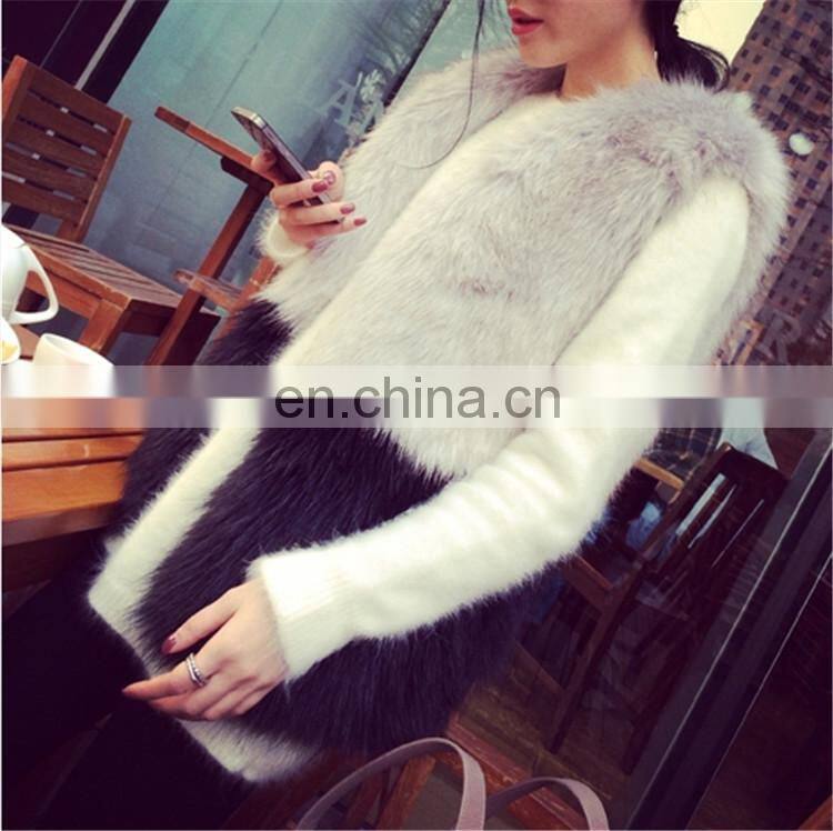 2016 Winter Top Sell Women's Gilet Fashion Luxurious Real Fur Vest