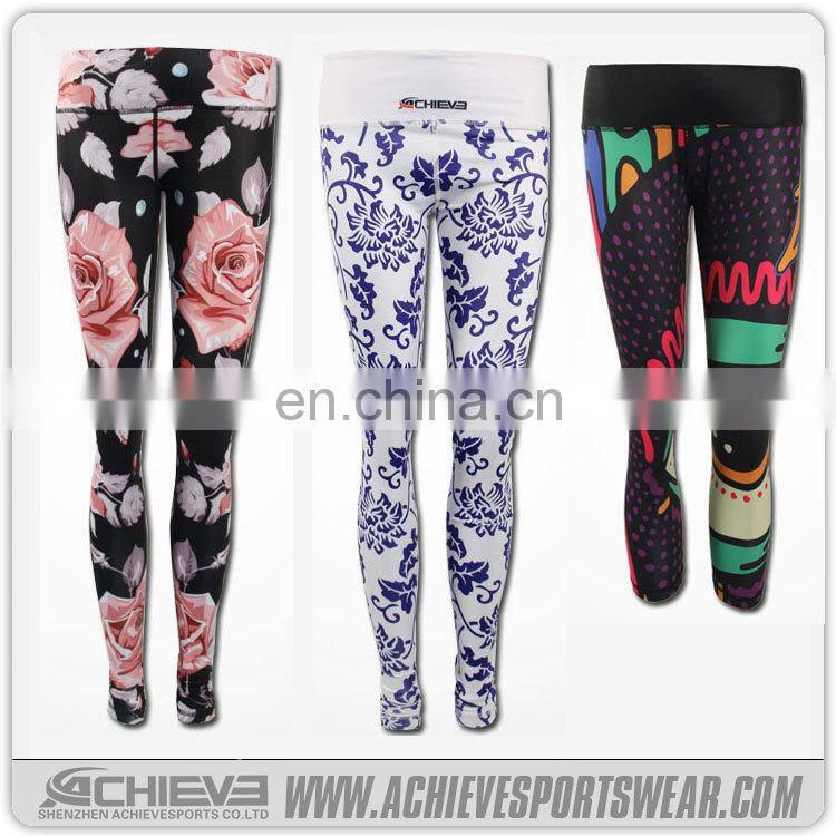 womens sportswear yoga leggings custom design yoga athletic wear