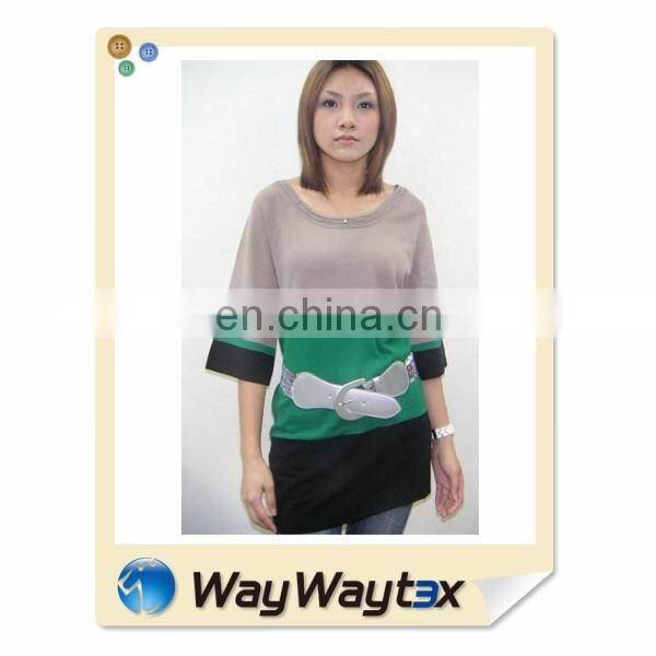 OEM No1 rayon nylon one piece style women knit sweater