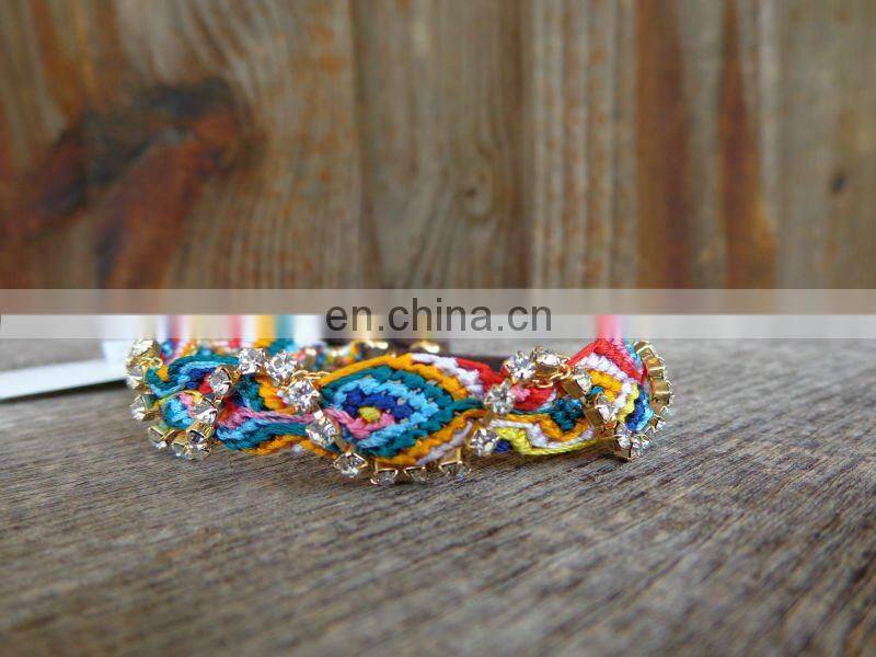 Rope Rhinestone Bracelet