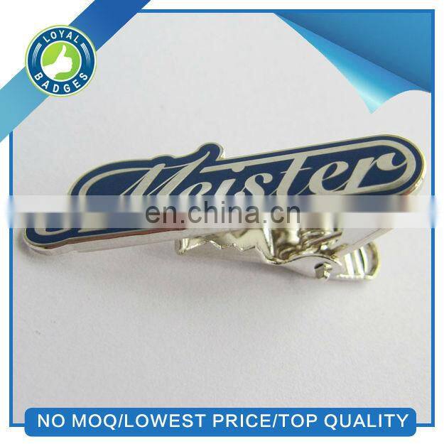 men's tie clip with custom logo