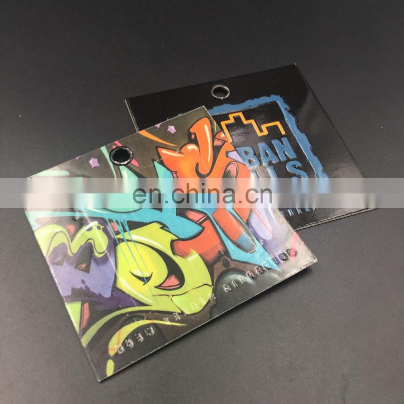 cardstock swing tag, garment hang tags