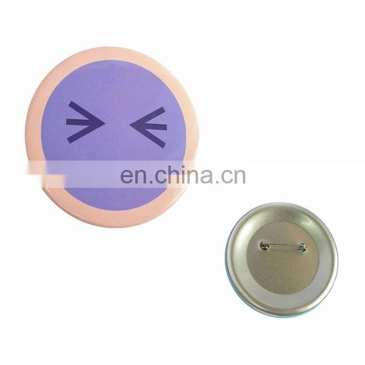 Custom magnetic button die cast metal badge