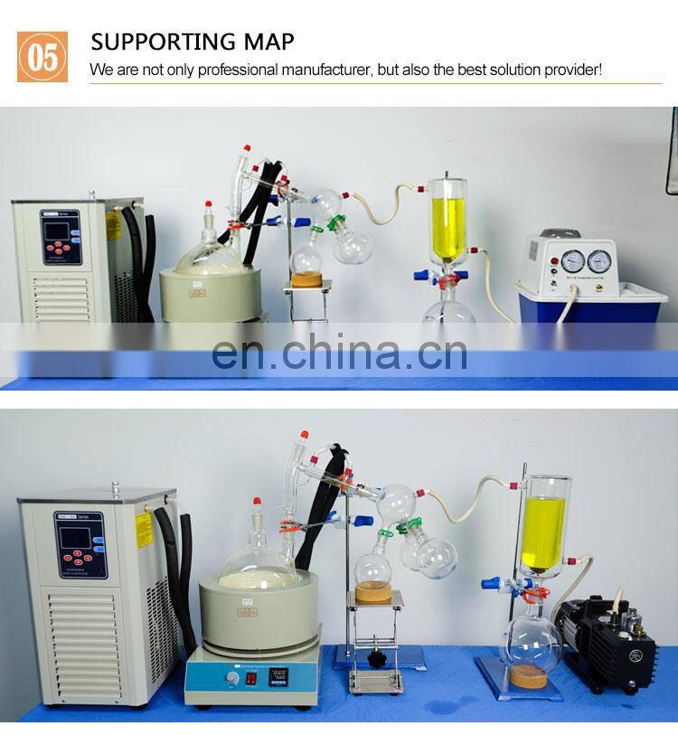 2L Short Path (Distiller) Distillation Kit With Heating Mantle And Cold Trap