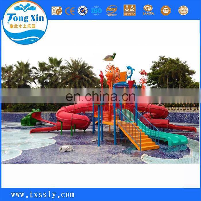 water spray equipment fiberglass slide water house