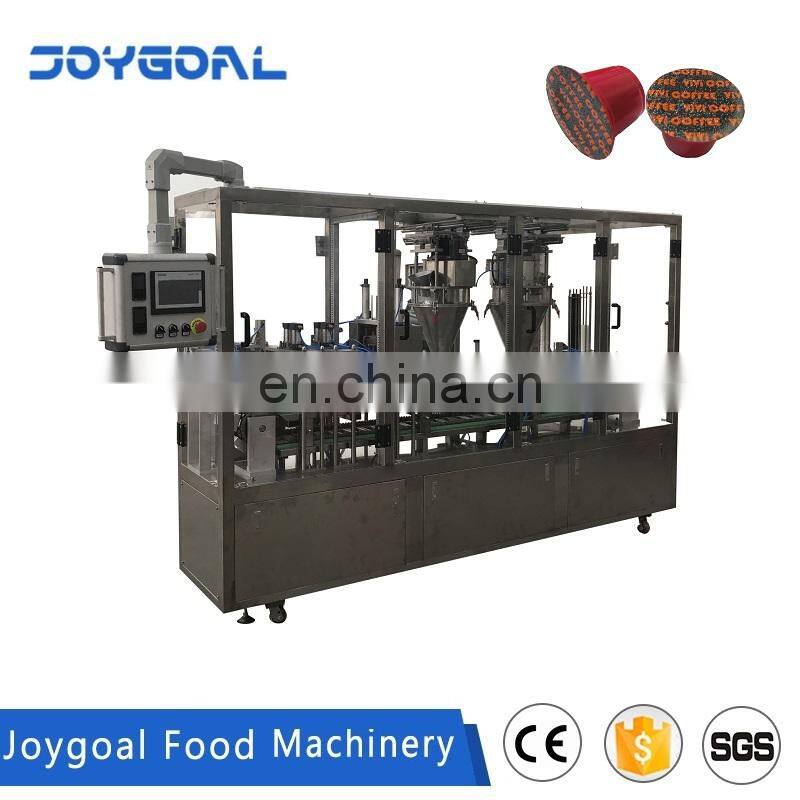 coffee pod filling sealing machine
