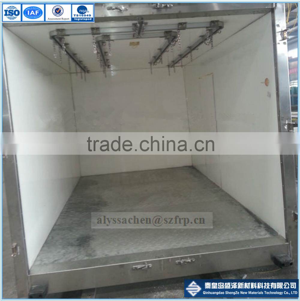 FRP truck box panels/frp and polyurethane foam sandwich panels roof/FRP PU caravan wall boards/insulated sandwich panel