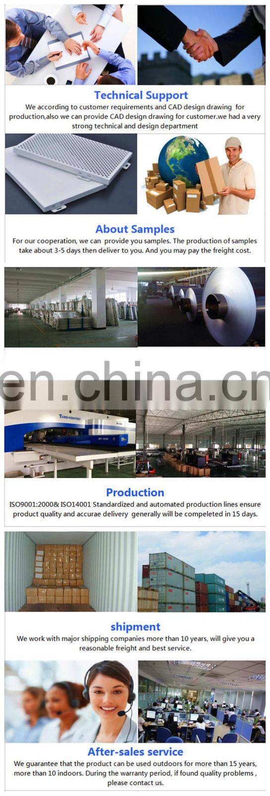 Aluminium Exterior Wall Column Cladding Composite Panels