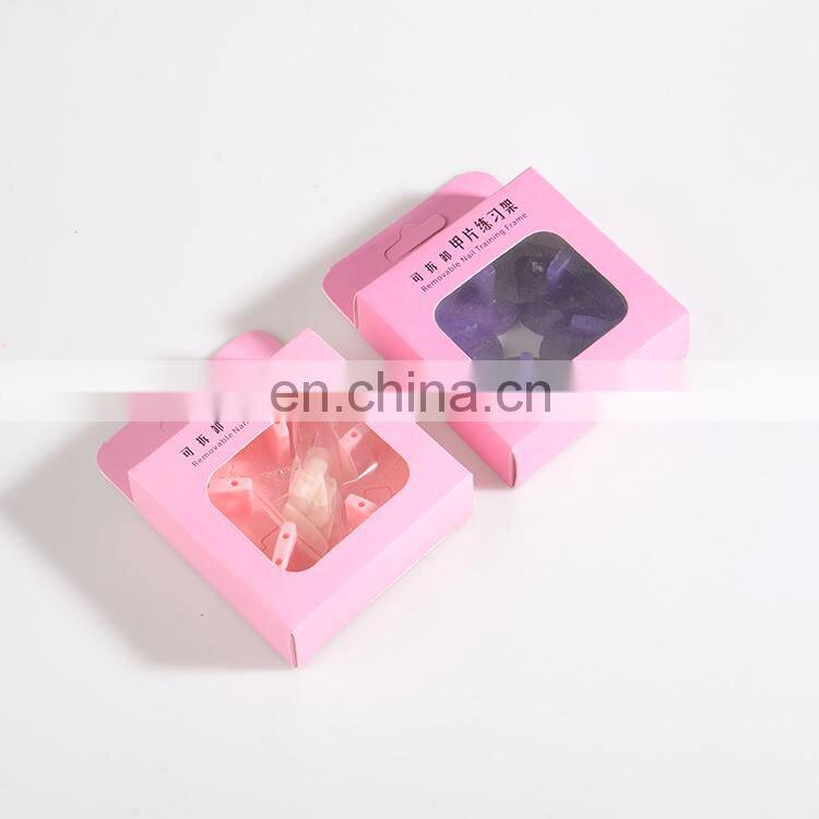 Wholesale Nail Tips Practice Stand Holder Nail Art Display Seat Removable Nail Art Training Frame