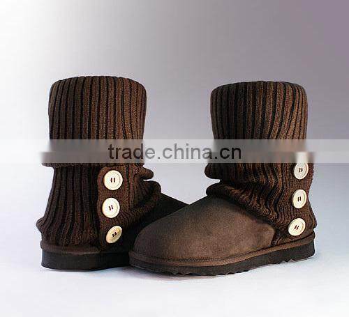 Knit boots collar snow boots for women used boots for sale