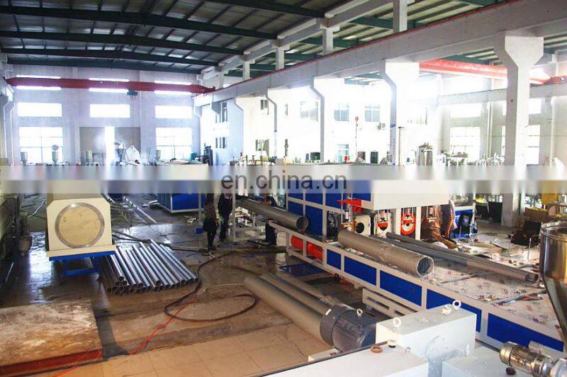 Plastic PVC Water drainager / Corrugated Garden Pipe Extrusion Making Machine production line