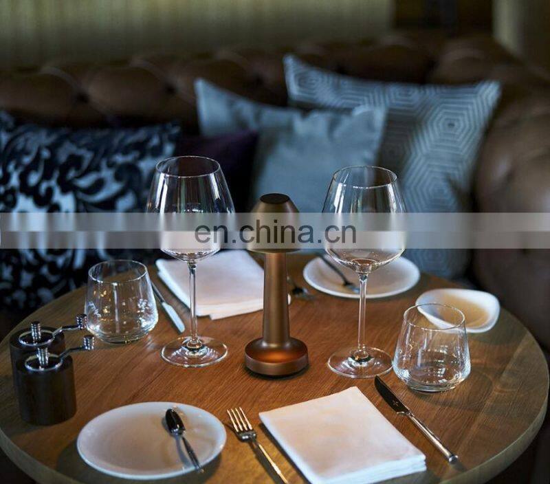 2019 amazon cafe hotel restaurant decorative wireless dimmable table lamp