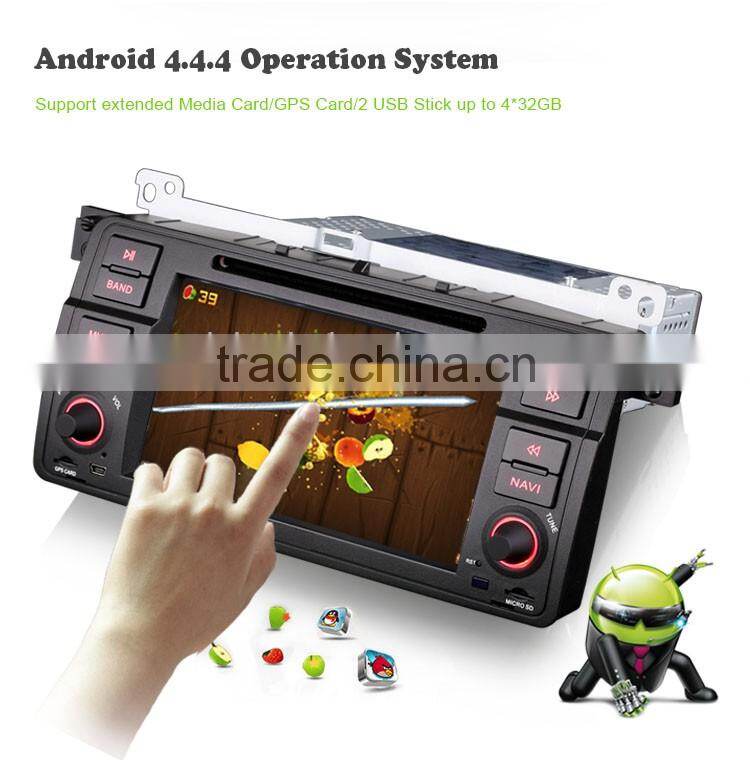 Erisin ES2246B 7" Car DVD GPS Android 4.4.4 3G WiFi Bluetooth for E46 MG ZT