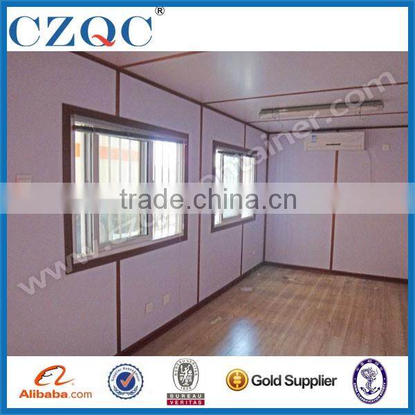 PVC window container house and homes 20ft container office