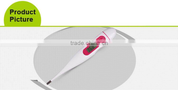 ROHS ,EMC,EN12470-3,Reach,CE approved LCD display clinical water-proof professional big digital thermometer