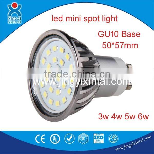 Hot !High quality 3w 4w 5w 6w gu10 SMD2835 small led spot light