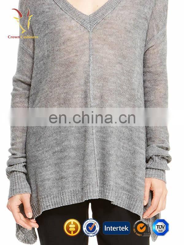 V Neck Popular Pure Cashmere Nice Sweaters for Woman