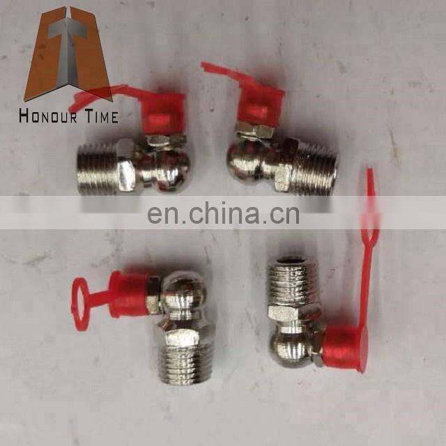 Universal grease gun mouth right angle 45 Degrees 90 Degrees for machinery parts excavator used