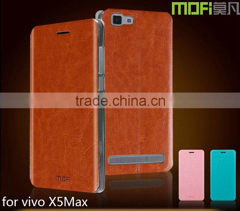 MOFi Original Dot View Holder Flip Case for vivo X5 Max, Mobile Phone Leather Back Cover for vivo X5Max