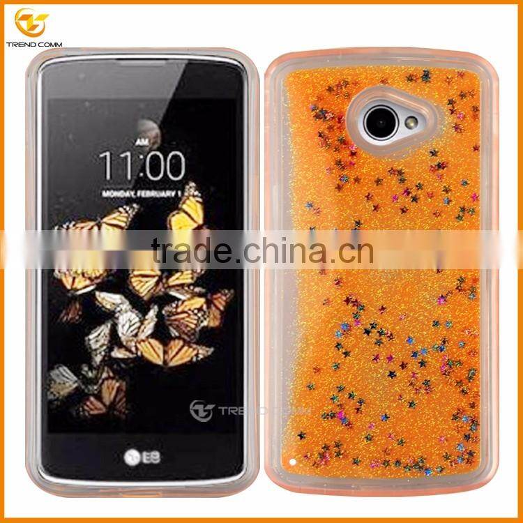 10 kinds of colors glitter liquid tpu case for lg k5
