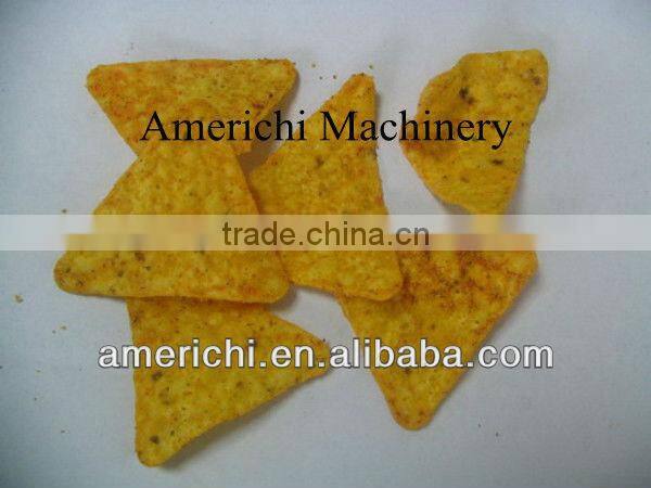 Frying Doritos food making machine