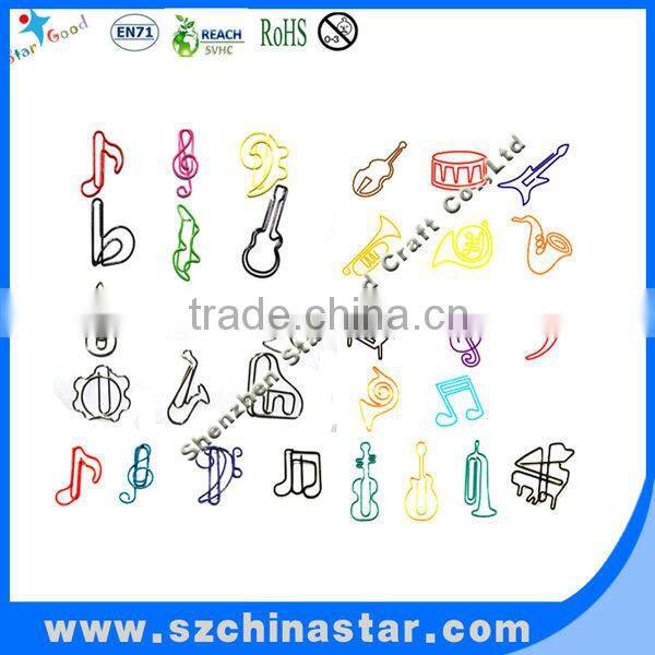 2013 ODYSSEA colorful music paper clips