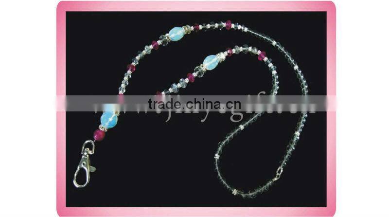 Keychain Lanyard In Fahion Diamond Bead Lanyard Keychain
