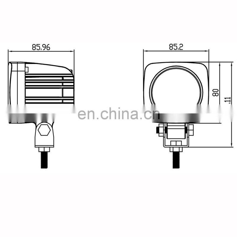12W forklift led light blue water flashing forklift warning light
