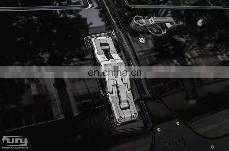 Door foot pedal for Jeep Wrangler JL 2018+ Car Accessories black sliver aluminium door folding from maiker