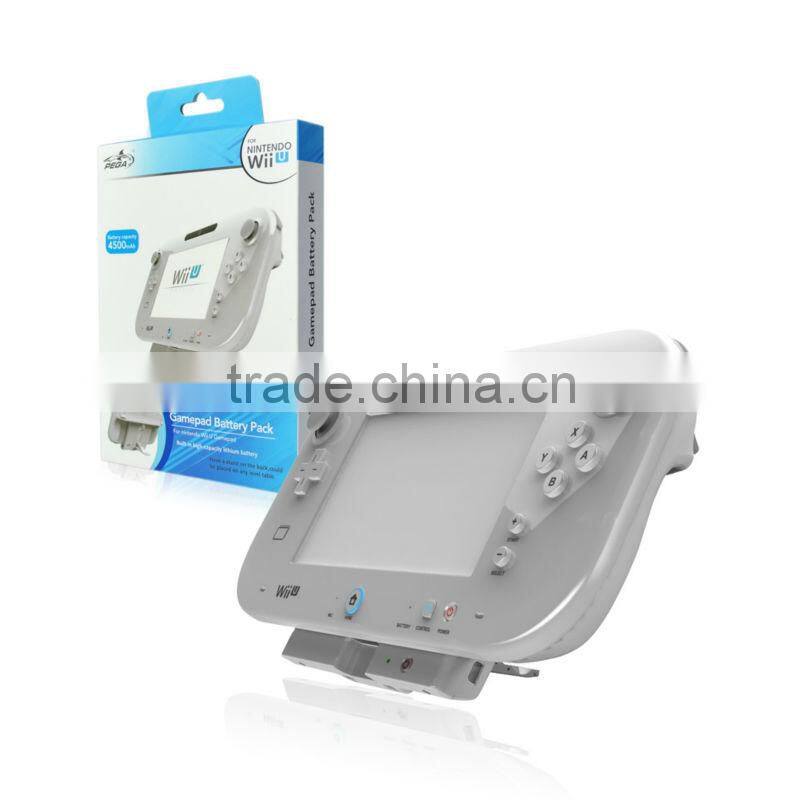 Fashionable battery pack 4500mAh gamepad battery pack for NINTENDO WII U
